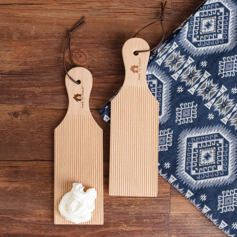 Farm to Table Natural Wood Butter Paddles, Set of 2, Beechwood - Image 4
